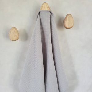 Puuvillainen käsipyyhe, vaaleanharmaa