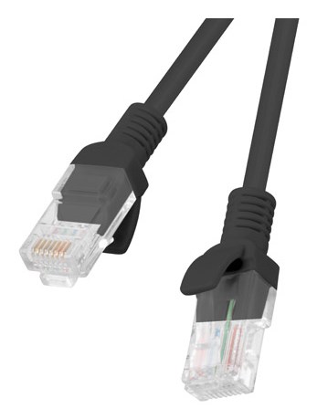Lanberg PCU6-10CC-0200-BK verkkokaapeli, musta, 2 m, Cat6 U/UTP (UTP) - Image 2