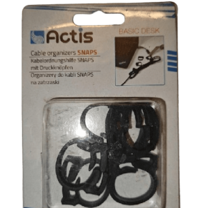 Musta kaapelikiinnike 6kpl – Actis