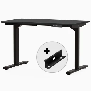 RIN24 Gaming Pelipöytä Black Series Johtokourulla