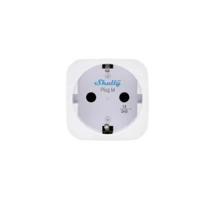 Älypistorasia Shelly Plug M Gen3, 13A, WiFi, valkoinen