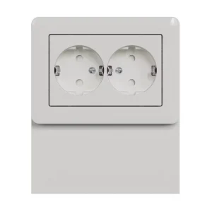 Pistorasia Schneider Electric 2-osainen 16A IP21 PPJ Lista Valkoinen
