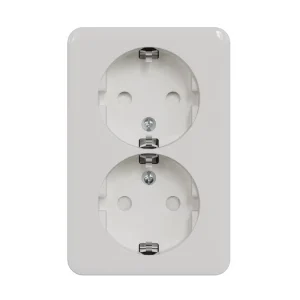 Pistorasia Schneider Electric Exxact 2-osainen 16A IP21 PPJ 2x Valkoinen